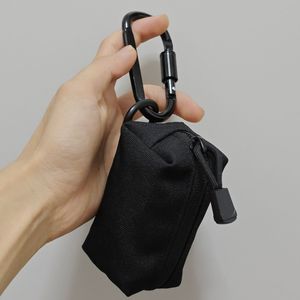Sac de rangement multifonctionnel pour sports de plein air, pochette à clés, porte-monnaie, pochette tactique en tissu Oxford épais, 15 pouces, noir, unisexe - Product Image 1