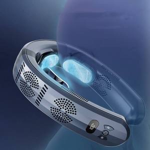 Ventilateur de cou portable rechargeable USB Type-C pour le sport, les voyages, l'été (refroidissement) et l'hiver (chauffage) - Product Image 2