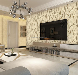 Tapeten lieferant Hot Sale 3D Schaum tapete Wildleder Tapeten/Wand beschichtung Velvet Flock Wall cover ing - Product Image 2