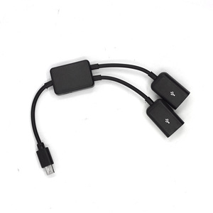Type <b>C</b> <b>Usb</b> Hub 2 Port Otg <b>Adapter</b> For Phone Expansion With <b>Usb</b> <b>C</b> Output Interface Plastic Material - Product Image 1