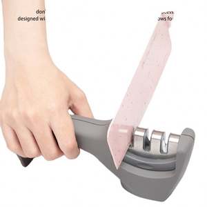 Succión Manual Wicked Edge Pocket 3 etapas Mini <span class=keywords><strong>afilador</strong></span> de cuchillos de cerámica profesional - Product Image 1