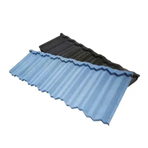 Color Corrugated Sheets Stone Coated Metal Roofing Tile Building Material roofing classic type