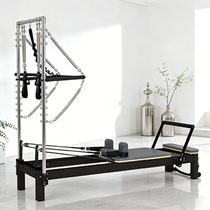 Halbturm-Heimstudio Aluminium Pilates Core Bett Reformer-Maschine mit Turm - Product Image 4