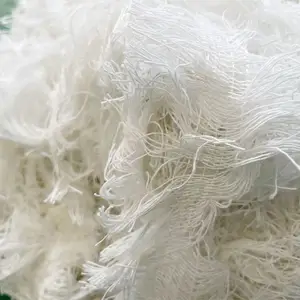 Çin üretici pamuk ipliği beyaz atık temizleme bezleri tamir atölyeleri için
