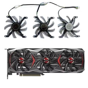 Nouveau ventilateur de carte graphique T129215SU DC 12V 0.5A GTX1080TI pour PNY Manli GeForce GTX 1080 Ti 11GB <span class=keywords><strong>XLR8</strong></span> <span class=keywords><strong>Gaming</strong></span> OC - Product Image 1