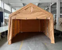Сверхпрочный навес из ПЭ 3x6 м со съемными боковыми стенками, переносной гаражный навес для автомобиля, навес для лодки, палатка для вечеринки, свадьбы