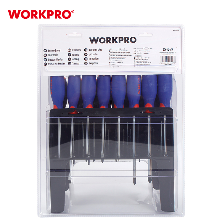 WORKPRO 100ピース クロムバナジウム鋼 磁気ドライバーセット ハンド
