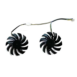 Nuevo ventilador GPU 4pin 75MM PLD08010S12HH adecuado para MSI <span class=keywords><strong>GTX</strong></span> <span class=keywords><strong>460</strong></span> 560 570 Twin Frozr II Zotac GTX770 ventilador de refrigeración de tarjeta gráfica - Product Image 4