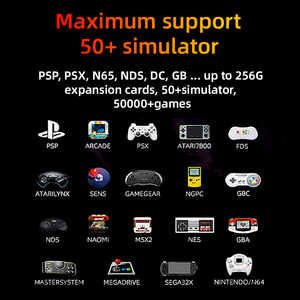 2025 thiết kế mới nhất HD 320g đĩa cứng hỗ trợ 50 + trò chơi giả lập được xây dựng trong 50000 trò chơi X12 Video Game Box hỗ trợ PS2 PSP PS1 - Product Image 6