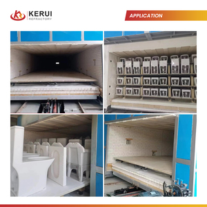 KERUI Muebles de <span class=keywords><strong>Horno</strong></span> de <span class=keywords><strong>Cordierita</strong></span>-Mullita de Alta Temperatura, Placas de <span class=keywords><strong>Cordierita</strong></span> Mullita, Estantes para <span class=keywords><strong>Horno</strong></span> - Product Image 3
