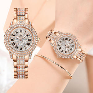 SHENGKE dames Chic montre-bracelet K0162L <span class=keywords><strong>boutique</strong></span> en ligne lieux vendre montre-bracelet de luxe Logo personnalisé Mossinate diamant glacé femmes - Product Image 3