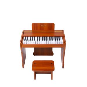 Nouveau style Brown 37 touches Piano en bois Design cadeau pour enfants mignon piano jouet <span class=keywords><strong>orgue</strong></span> électronique - Product Image 1