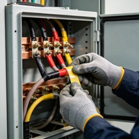 Ruban isolant électrique en PVC haute adhérence résistant aux intempéries, adapté pour le regroupement de faisceaux de câbles et l'enroulement des connexions de fils