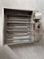 Chauffage électrique efficace à cadre tubulaire à ailettes 220 V pour conduits d'air, équipement de chauffage par conduits pour le chauffage de l'air
