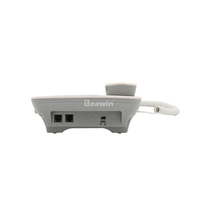 Téléphone fixe de bureau certifié KC coréen avec identification de l'appelant, boutons transparents et fonction mains libres bidirectionnelle pour usage domestique