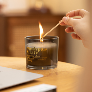 Candela Profumata di Lusso in Vaso di Vetro da 200g, Cera di Soia, Elegante Atmosfera, Decorazione per la Casa, <span class=keywords><strong>Aromaterapia</strong></span> - Product Image 6