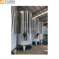 Réservoir de mélange de liquides en acier inoxydable à double enveloppe Cuve de fermentation à vendre