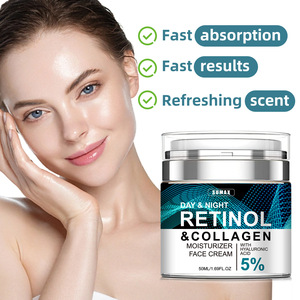 Hot Sale 50ml Anti-Aging Retinol Gesichts creme Private Label mit organischen Inhaltsstoffen Mineralien Hyaluron säure infundiert - Product Image 5