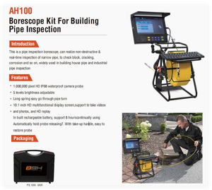 منظار رقمي 10 بوصة و 23 بوصة ، منظار رقمي عالي الدقة ، منظار فيديو صناعي للأنابيب - Product Image 6