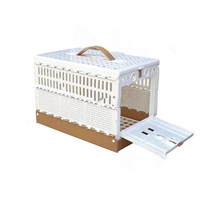 Cage pliante Portable en plastique pour pigeons, boîte de Transport pour animaux de compagnie