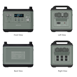 2000W trạm năng lượng mặt trời di động hệ thống năng lượng ứng dụng tại nhà với pin LiFePO4 nguồn pin mặt trời dễ mang theo - Product Image 2