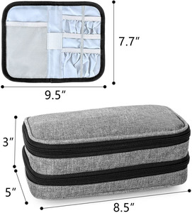 Bút Tiểu Đường Hai Lớp Hộp Đựng <span class=keywords><strong>Glucose</strong></span> <span class=keywords><strong>Meter</strong></span> Trường Hợp Du Lịch Tiểu Đường - Product Image 6