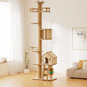 Conception personnalisée d'<span class=keywords><strong>appartement</strong></span> pour <span class=keywords><strong>chat</strong></span> et maison pour animaux de compagnie avec structure d'escalade en sisal et jouets pour chats, <span class=keywords><strong>accessoires</strong></span> pour animaux de compagnie, produits pour animaux de compagnie, arbre à <span class=keywords><strong>chat</strong></span> - Product Image 2
