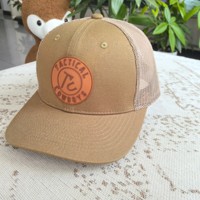 Topi Trucker 6 Panel Custom Logo Grosir, Bahan Katun, Patch, Buckle Belakang, Jaring Bernapas, Snapback, Cocok untuk Hiking, Lari, Outdoor