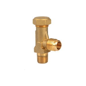 Vanne de sécurité en laiton YDAL34 YDAL45 filetée, norme nationale, qualité industrielle, pour utilisation avec les réfrigérants - Product Image 1