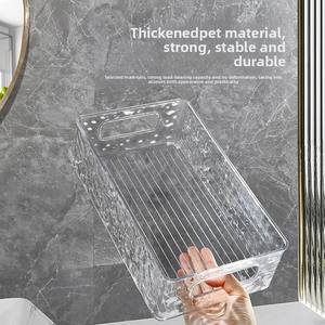 Boîte de rangement de bureau en acrylique à motif de glacier de <span class=keywords><strong>glace</strong></span> transparente pour un stockage pratique Cosmétiques Articles divers <span class=keywords><strong>Coiffeuse</strong></span> - Product Image 4