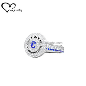 Anillo de clase personalizada para chicas de moda, anillo de campeón deportivo - Product Image 1