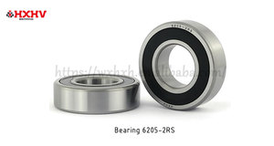 Roulement à billes à gorge profonde à une rangée HXHV en acier chromé 6201-2RS 6201RS 6201 2RS RS RZ 2RZ, taille 12x32x10 mm - Product Image 2