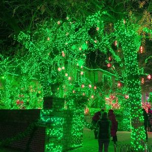 <span class=keywords><strong>Guirlande</strong></span> lumineuse à 100LED <span class=keywords><strong>pour</strong></span> l'extérieur, fil en PVC vert, lumière féerique <span class=keywords><strong>de</strong></span> noël, faible tension, 2/10M, 24V - Product Image 5