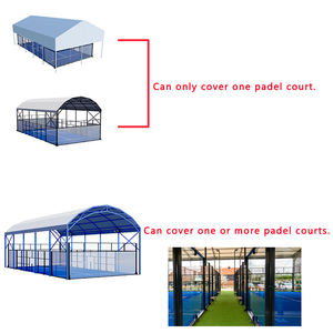 Commercio all'ingrosso Paddle Tennis Turf Padel Turf con copertura del tetto/all'aperto impermeabile tenda Sport campi da Tennis attrezzatura da Tennis - Product Image 3