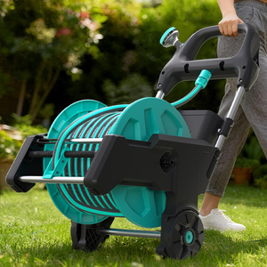 Enrouleur de tuyau rétractable haute capacité de 60 m avec système de verrouillage automatique pour l'irrigation agricole - Product Image 6