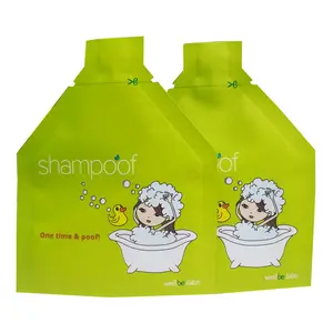 Fashion Pack Reusable Special Plastic Aluminum Foil Shaped Packaging Bags For shampoo