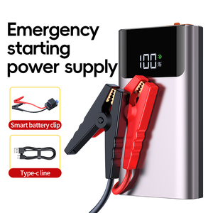 Démarreur de saut de booster de batterie de voiture d'urgence Portable 10000mAh avec avertissement de <span class=keywords><strong>clignotant</strong></span> de courant de crête 2000a pour camions de véhicules 12V - Product Image 3