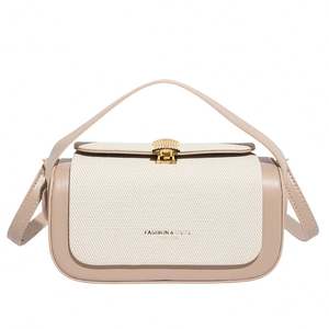 Bolsos de cuero de gran capacidad y a la moda para mujer con correa para el hombro Cien bolsos - Product Image 1