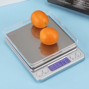 Báscula digital <span class=keywords><strong>de</strong></span> cocina <span class=keywords><strong>de</strong></span> acero inoxidable, pantalla LCD para medir el <span class=keywords><strong>peso</strong></span>, gramos, onzas para hornear, Keto Meal Prep, certificado ROHS - Product Image 4