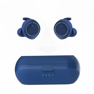 250 mA charging box wireless earbuds, BT 5.0 in ear style headphones, new design twins earphones M3