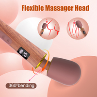 Digitaler LCD-Display AV-Stab Weiblicher Masturbator Klitoris- und Brustwarzen-Stimulation G-Punkt Dildo Vibrator Sexspielzeug für Frauen