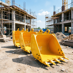 Godet de terrassement 2,2 m³ pour excavatrice 40 tonnes – Godet usage général pour sols durs, argileux, roches molles – Construction - Product Image 1