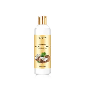 Essential Oil New Private Label Pure Organic Natural Skin Care Plant Extract Body Oil Massage Coconut Oil