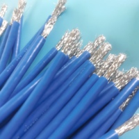 Kabel ekstensi USB 3.0 pria ke wanita, kabel ekstensi A male ke B male, kabel cetak biru hitam dengan mur M3 tetap untuk kabel data komputer
