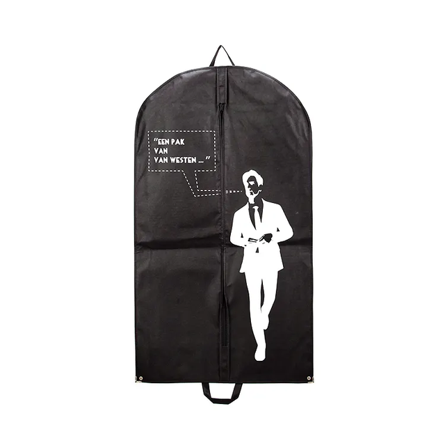 Factory Customized Garment Hang up Dress Clothing Zipper Dust Suit Cover Bag With Logo