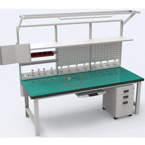 Mesa de Trabajo Industrial de Acero para Taller - Product Image 4