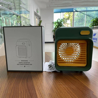 Refroidisseur d'air électronique portable populaire de l'été Ventilateur de refroidissement à chargement USB Compagnon de bureau Mini climatiseur