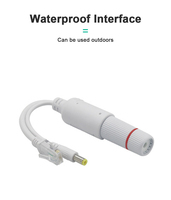 Répartiteur PoE extérieur étanche noir en ABS 100MP 1A 1 entrée 1 sortie IEEE802.3AF/AT 48V 12V RJ45 pour système de caméra de vidéosurveillance