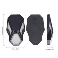 Luces Solares LED para Pared de Exterior de 360 Grados, Impermeables, con Sensor, Diseño de Spider-Man, Regulable, Iluminación Solar de 3 Lados para Jardín