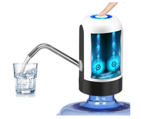 Mini distributeur d'eau automatique électrique pour bouteille d'eau de 5 gallons, pompe à eau rechargeable par USB, pompe à eau potable portable